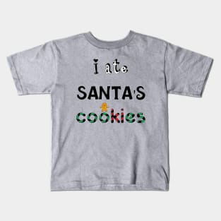 Santa's Cookies_1 Kids T-Shirt